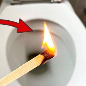 THIS is why you should Light a MATCH on the TOILET